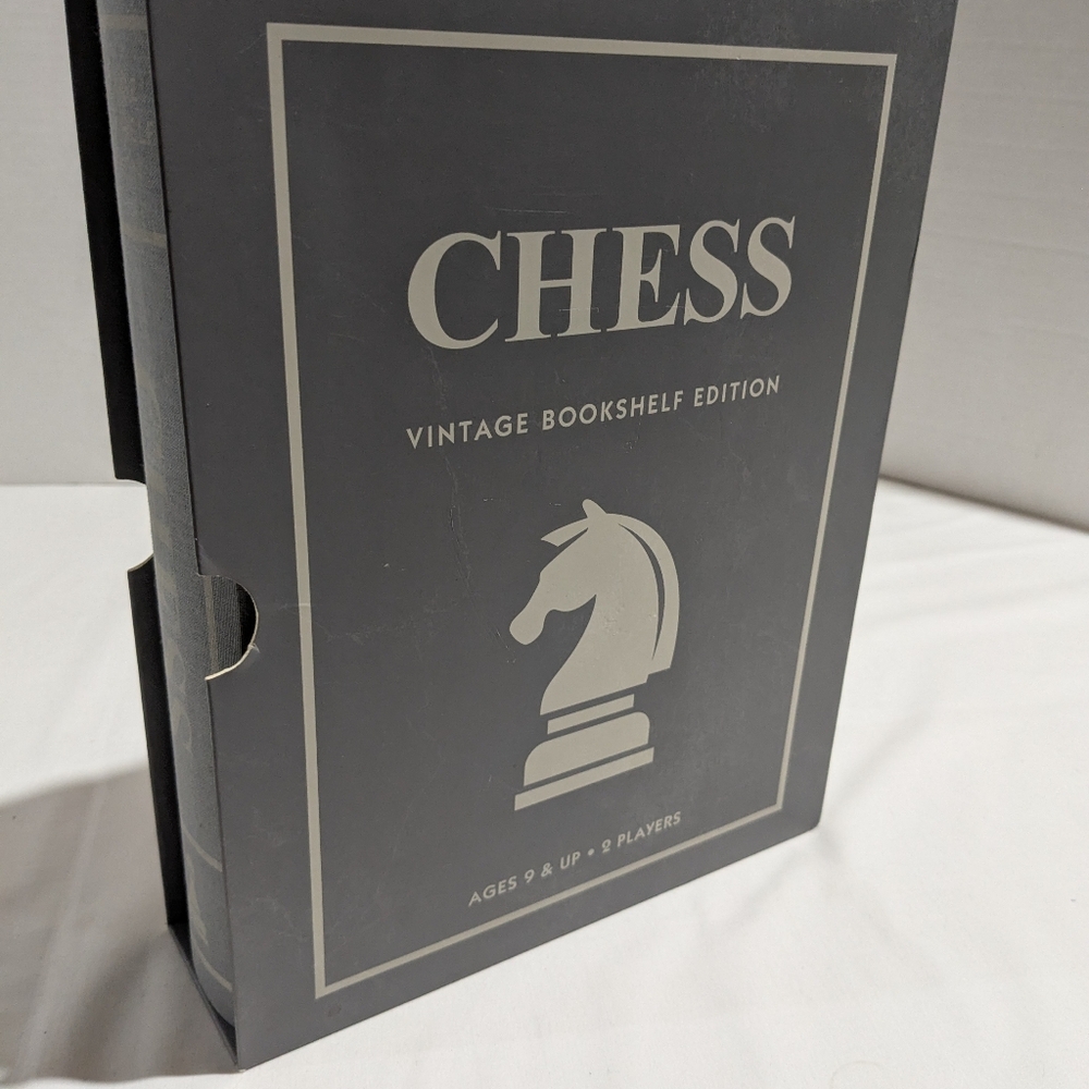 Chess Vintage Bookshelf Edition Board game With Sleeve WB Game Company